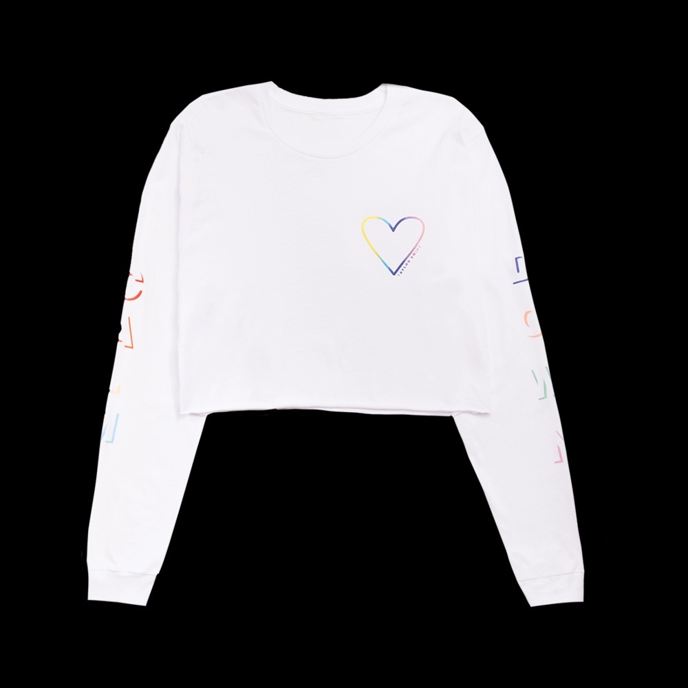 Taylor swift yntcd crop top med